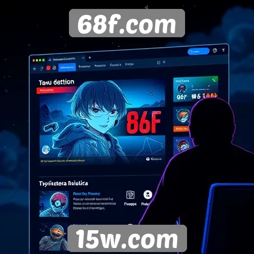 Experiência do usuário no 68f.com e sua interface